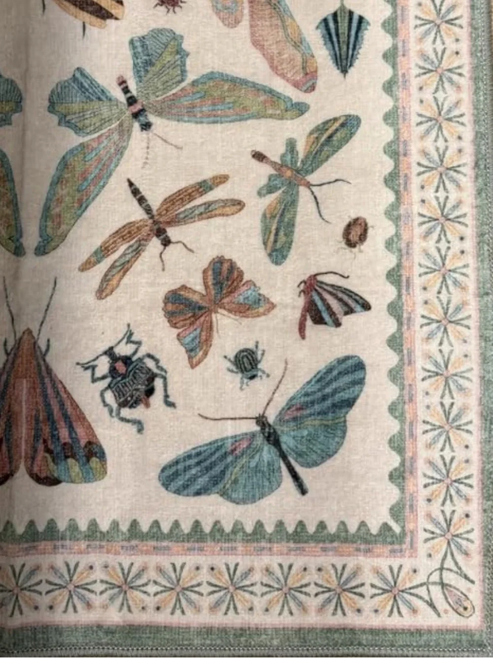 🆕 ANTHRO STYLE Rug Butterfly Moth Apothecary Soft Machine Washable Door Bathroom
